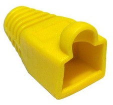 Cables Direct Yellow RJ45 Snagless Boot