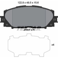 Textar 2445101 Bremsbelagsatz FüR Toyota Lexus Prius PHV CT W52 W3 W5 ZWA10