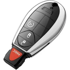 Key Fob Cover, Soft TPU Case Cover Protector Compatible with 2013-2018 -Silver