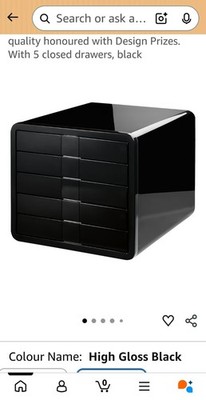 ihan Schreibtisch Organizer 5 Schubladen A4 Papier Aufbewahrung 