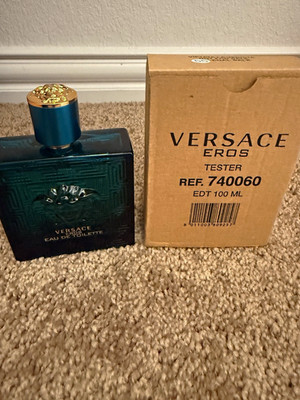 Versace Eros Eau de Toilette Spray Tester Size 3.4 fl oz / 100 mL
