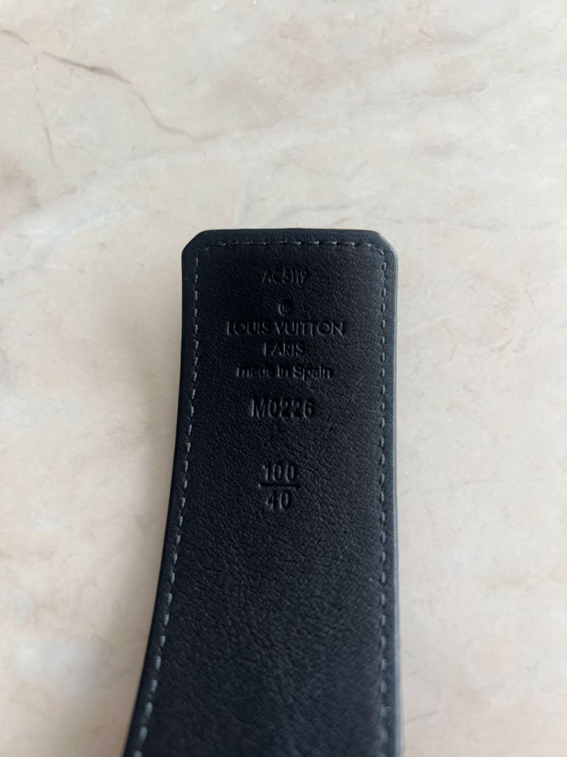 Louis Vuitton ブラック ベルト M0221 100 【公式通販】