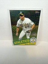 MARK MCGWIRE 2020 Topps Series 1 Chrome Silver Pack 1985 Mojo Refractor #85C-30