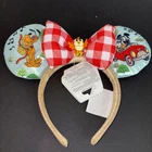Disney Mickey & Minnie's Runaway Railway Minnie Mouse Ears Headband Embroidered