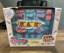 Tyco Quints Cousins 3 Cheers 3-in-1 Fashions Cheerleader Outfits and Accessories