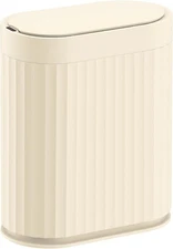 Compact 2 Gallon Motion Sensor Trash Can - Ideal for Bathroom and Office