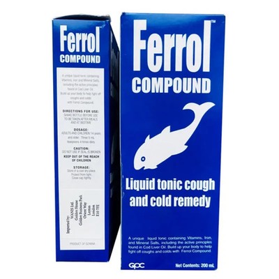 Ferrol Compound Liquid Tonic cough and cold remedy  (200ml)