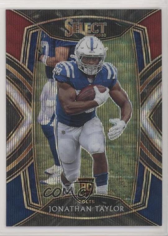 2020 Select Club Level Tri-Color Prizm 64/99 Jonathan Taylor #253 Rookie RC we1