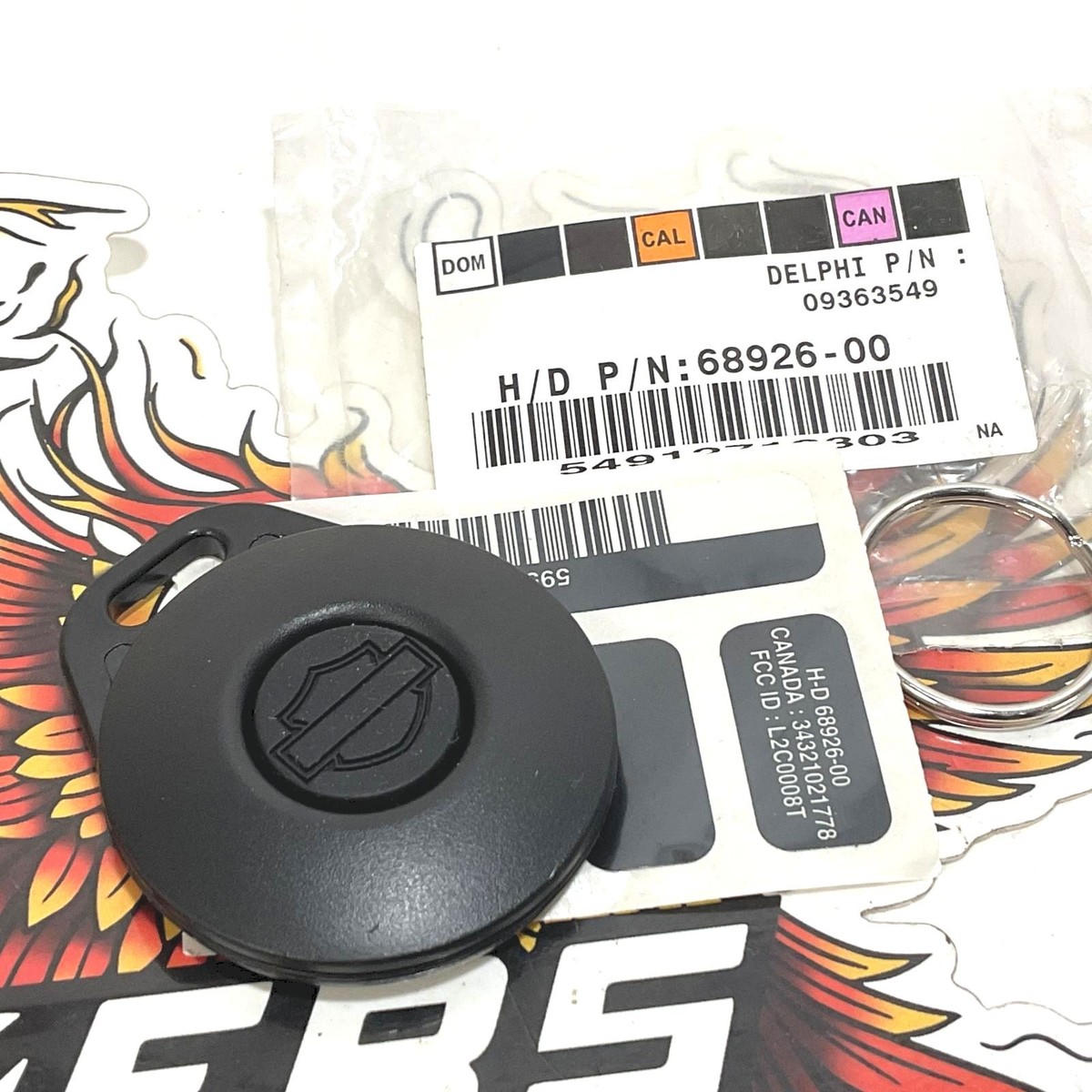【s.】 NEW Genuine Harley 2000-2006 Models 1-Button Remote Security