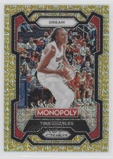 2024 Panini Prizm Monopoly WNBA Millionaire Gold Mojo /500 Tina Charles #71 07qd