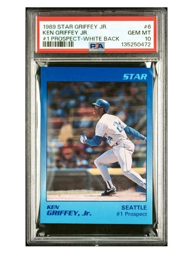1989 Star Ken Griffey Jr. #6 - #1 PROSPECT - WHITE BACK - PSA 10