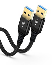 USB to Cable 6ft, Male A To A for WD 6FT, Black