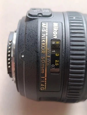 Nikon NIKKOR AF-S 50mm F/1,4G Objectif - Noir - Photo 1/4