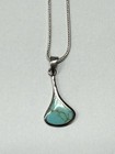 Sterling And Turquoise Necklace And Earrings Set — photo 3