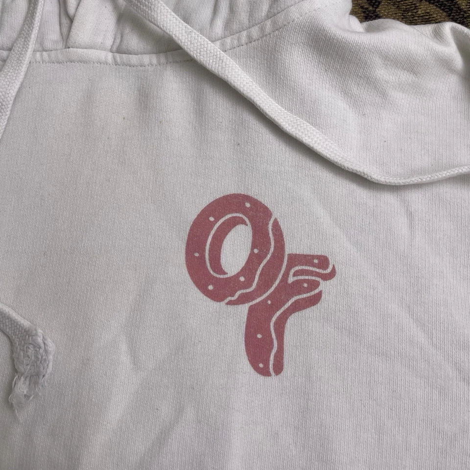 Odd Future OFWGKTA Rainbow White Pullover Hoodie Mens Size M Double Sided - Image 2 of 4
