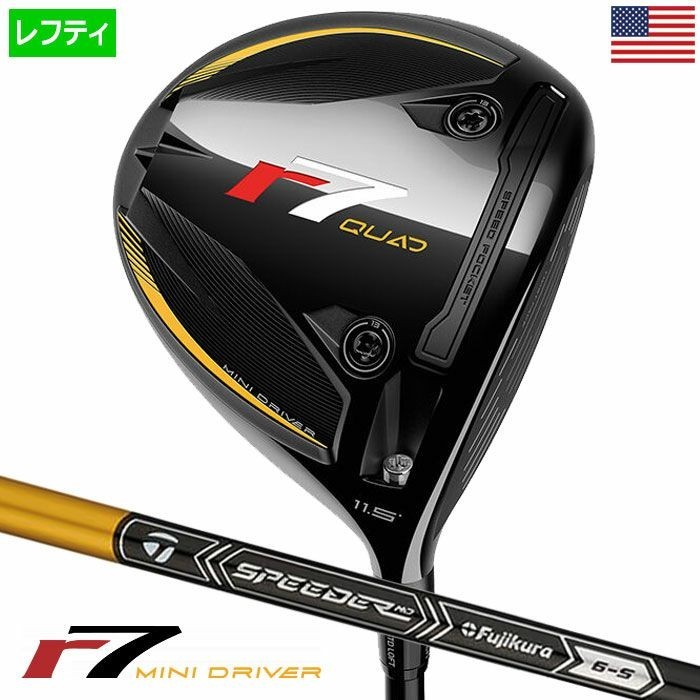 Lefty】TaylorMade R7 Quad Mini Driver FUJIKURA SPEEDER MD Lefty】TaylorMade R7 Quad Mini Driver FUJIKURA SPEEDER MD