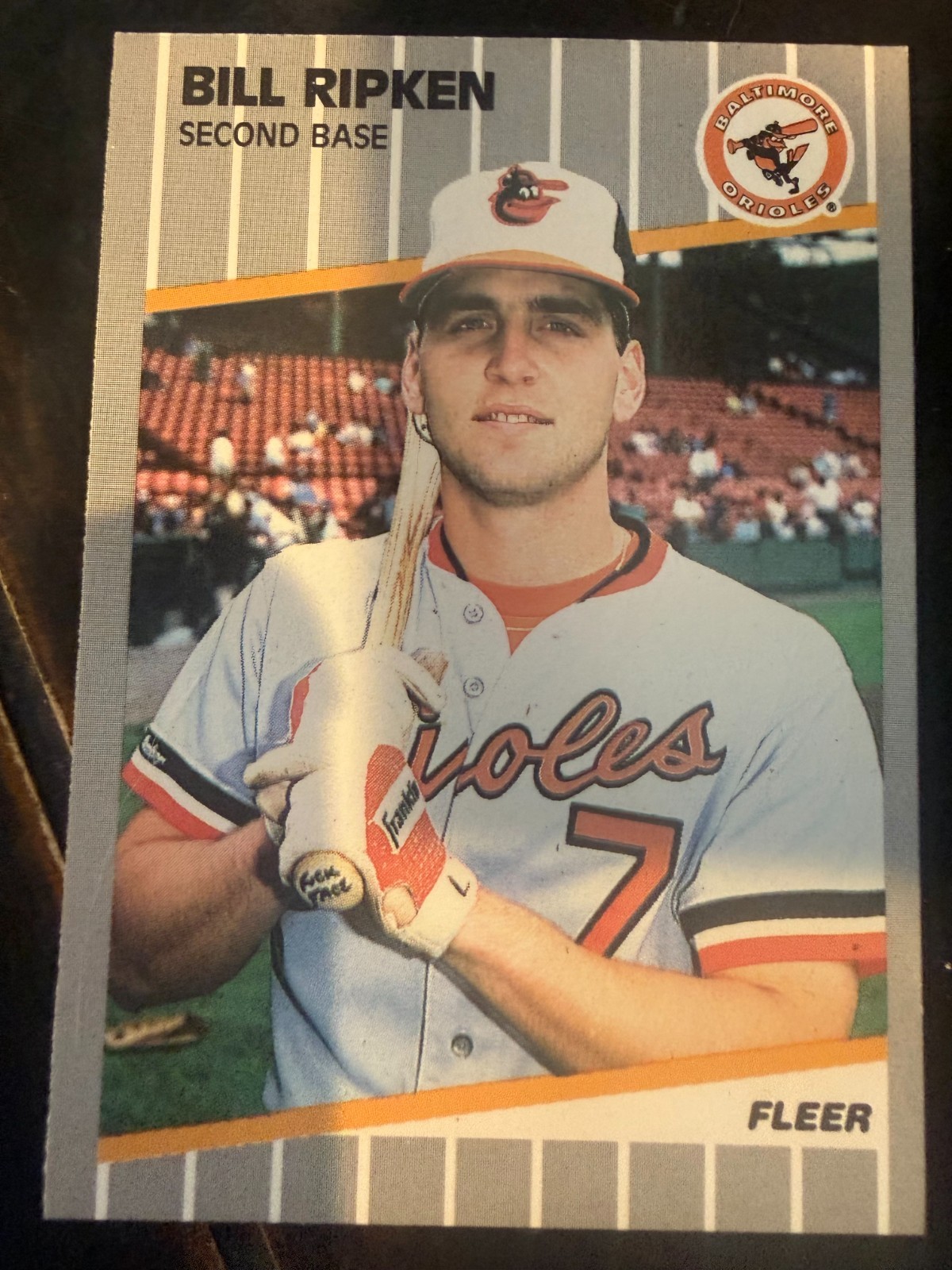 1989 Fleer Baseball #616 Bill Ripken FF F-Face Error Card ICONIC 80s Baseball