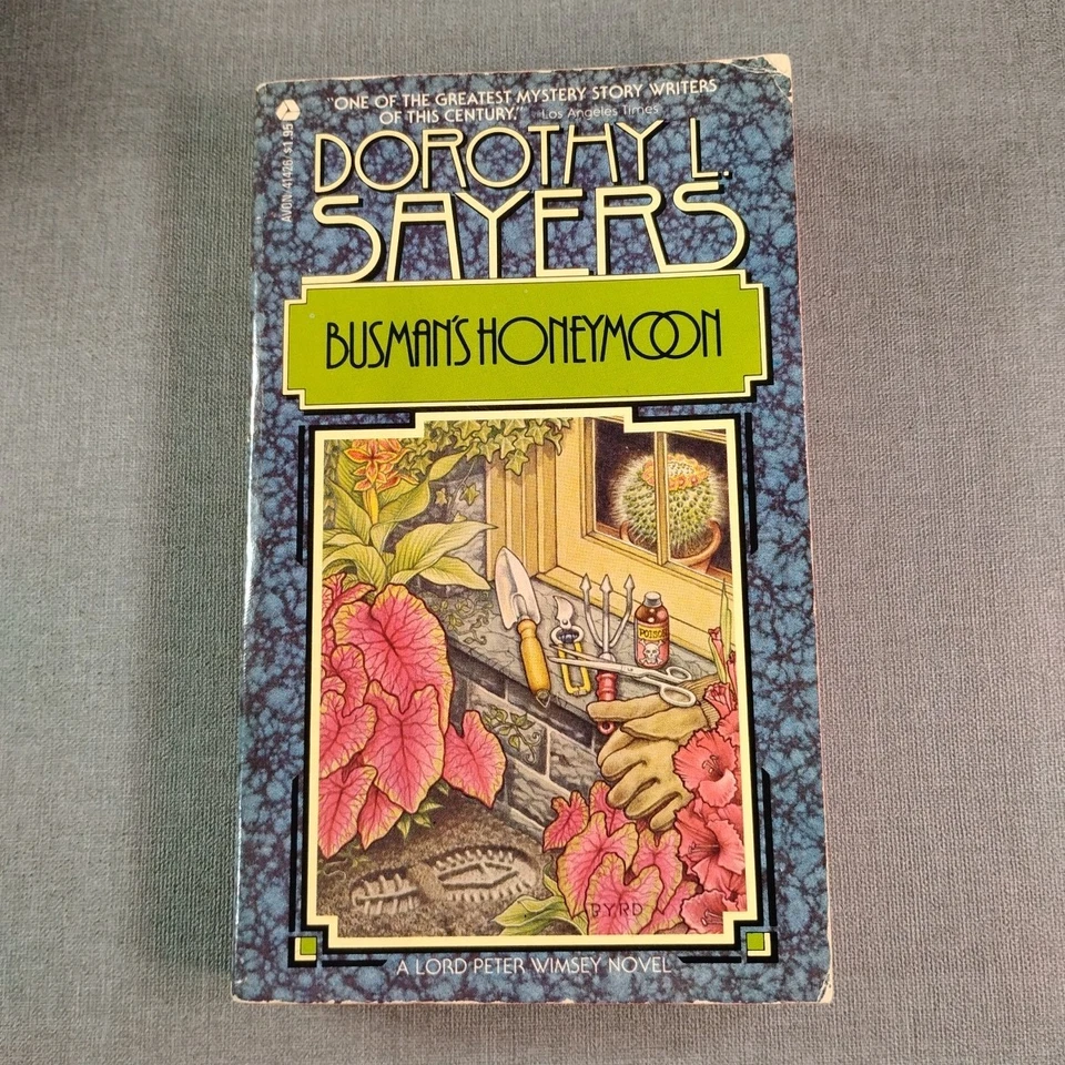 Dorothy L Sayers Lord Peter Wimsey Series 6 Vintage Red Edge Paperback Book Lot - Image 3 of 4