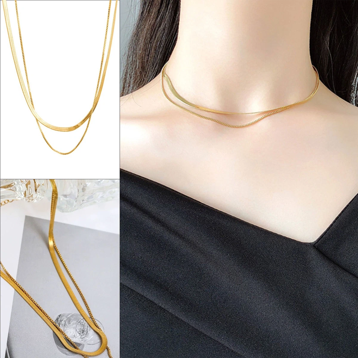 Double necklace design deals