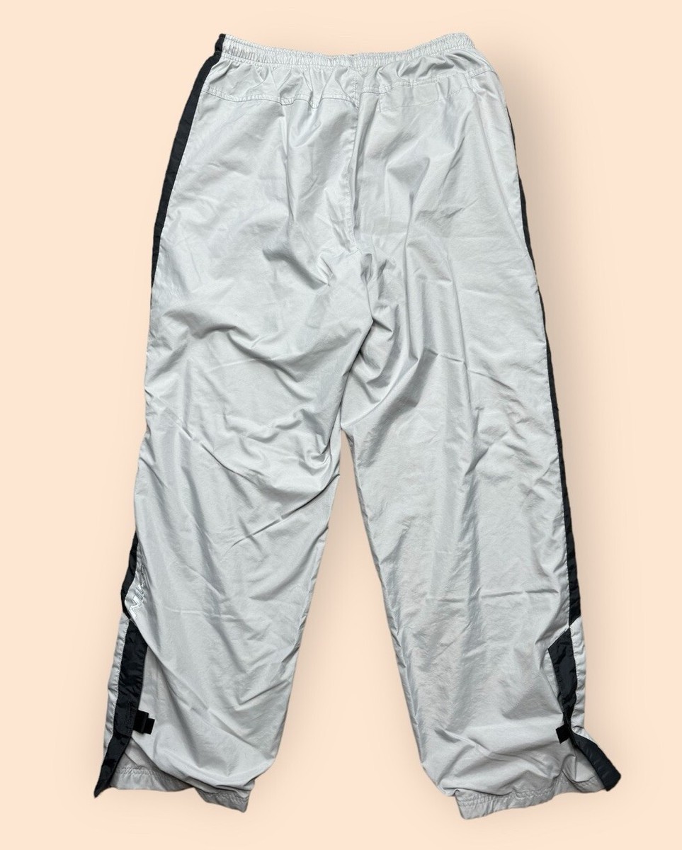 Vintage Nike Y2K Windbreaker Pants Ice Gray Men's XL Rare Colorway