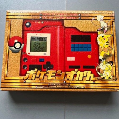 Bandai first generation Nintendo Pokemon Pokedex Handheld Holo Vintage 1996 box - Picture 1 of 10