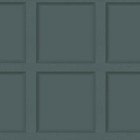 Holden Decor Modern Wood Panel 3D Effect Wooden Panelling Wallpaper Teal 50350