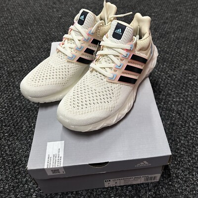 Adidas UltraBoost Web DNA Women's Size 6 Off White Running Shoes Sneakers GX2131