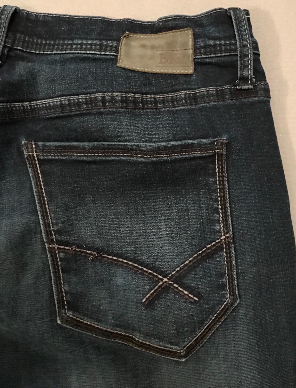 BKE Carter Bootleg Men's Buckle Jeans Size 38R (38" W x 32" L measured