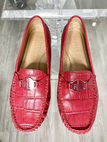 Red LAUREN RALPH LAUREN Womens Flats 