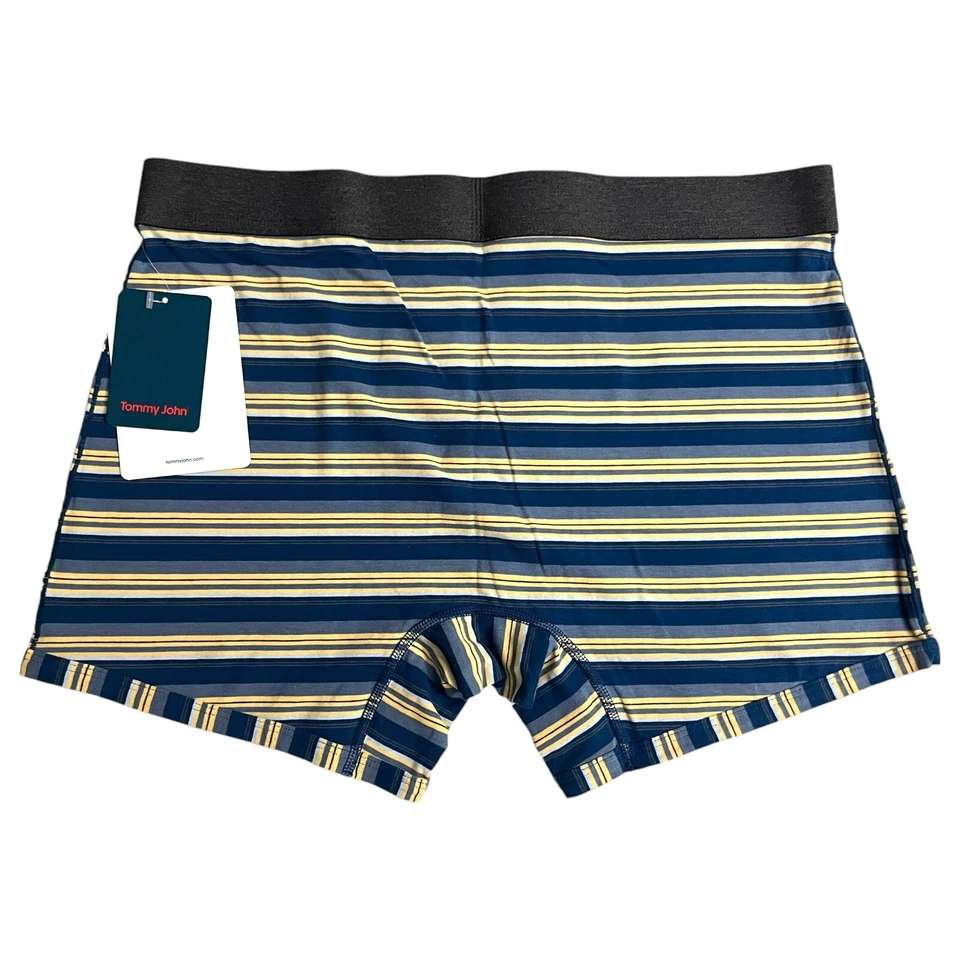 Tommy. John полоски синий желтый сундуков нижнее белье хлопок Пима эластичной - Изображение 3 из 3