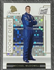 2008 Press Pass Premium #90 MICHAEL McDOWELL Rookie RC NASCAR Racing FREE SHIP🏎