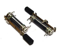 2x Spindel-Widerstand / Leistungs-Trimmer Draloric Typ F23, 16 Ohm, 3 W, NOS