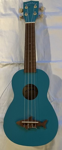 Kala Shark Soprano Ukulele Mako Blue