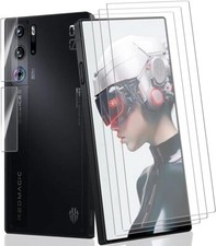 3 2 Pack Tempered Glass for Nubia Red Magic 10 Pro/10 Pro Screen Protector with