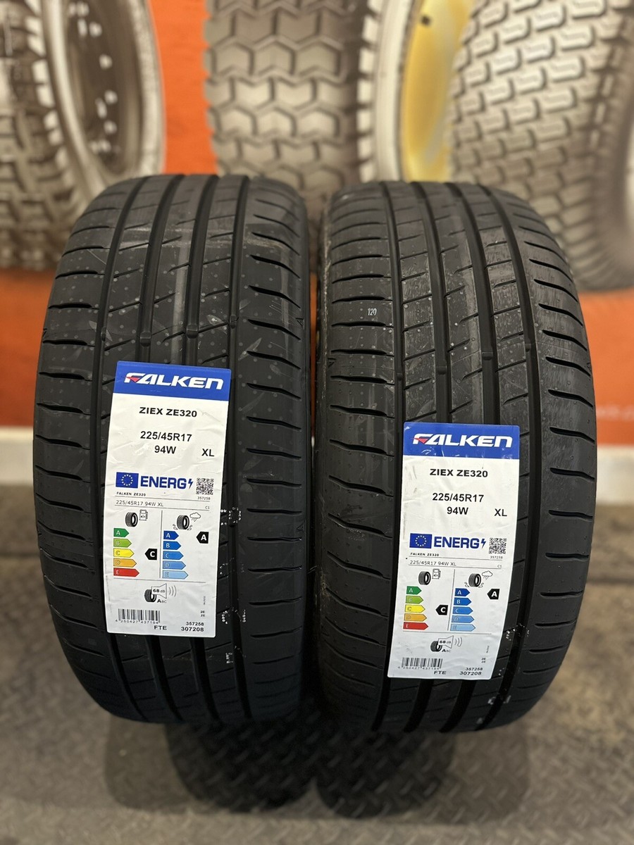 2 x 225/45 R17 Falken Ziex ZE320 94W XL 225 45 17 (2254517) - TWO