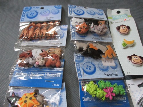 57.5 PKD. AND CARDS OF BUTTONS FOR CRAFTS - Picture 6 of 15