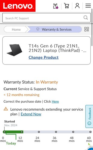 Lenovo ThinkPad T14s Gen 6 Notebook 14 Snapdragon X Plus 16GB RAM 512GB SSD - Picture 10 of 10