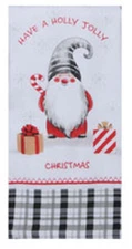 Kay Dee designs kitchen towel dual purpose Gnome sweet Gnome Jolly Gnome H6016