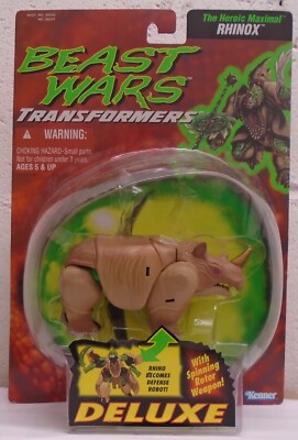 Transformers Vintage Beast Wars Deluxe Rhinox Rhino Heroic Maximal 1995 Kenner