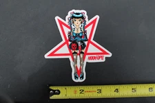Hook-Ups Skateboard Halloween Goth Sexy Anime Girl OG HU9 Skateboarding STICKER