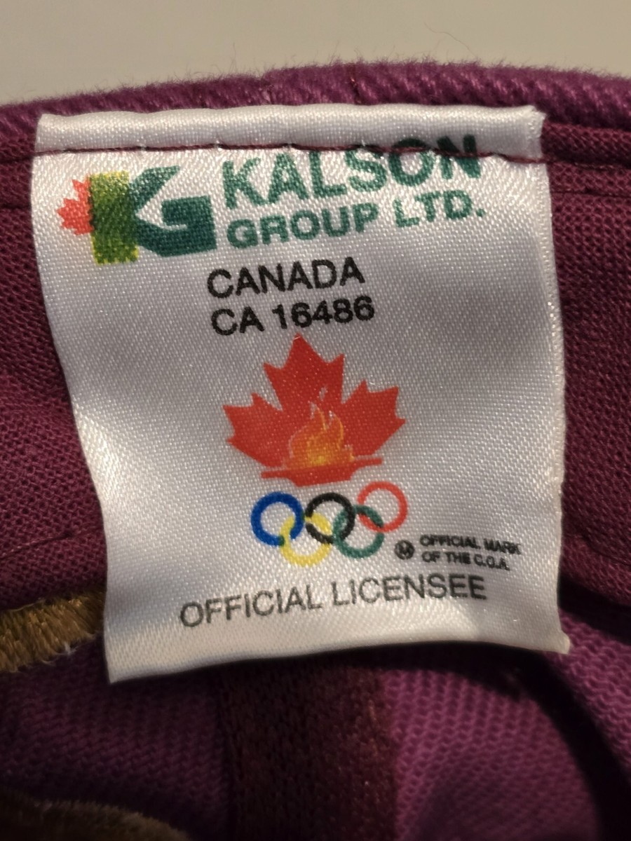 Vintage 1996 Atlanta Olympics Canada Kalson Group Strapback