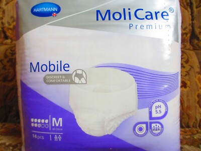 Hartmann MoliCare Mobile Premium 8 Tropfen Größe M 4 X 14 Stk 