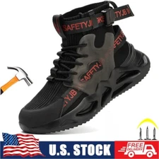 Steel Toe Shoes for Men Work Shoes Safety Sneakers Puncture Proof Indestructible