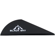 Bohning Black Sky Vane 2 in. Black 36 pk.