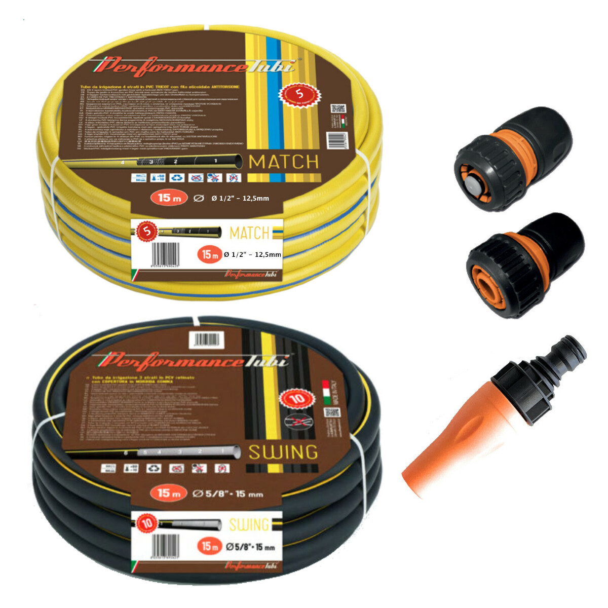 Well Home Wasserschlauch 20m - Komplettset Mit Anschlüssen