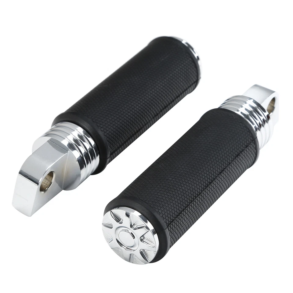 Reposapiés de montaje masculino apto para Harley Sportster Touring Street Road Glide Foto 3 de 4