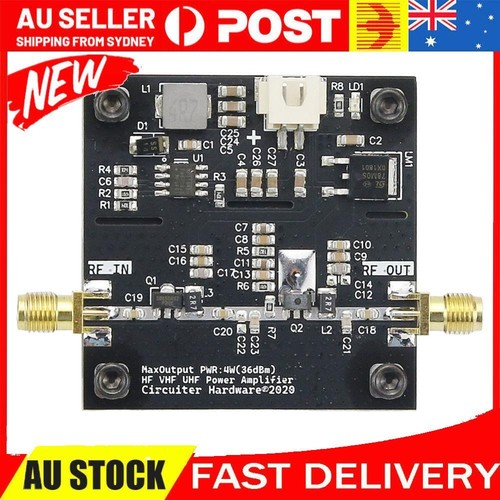 0.5-800MHz 40dB Gain RF Power Amplifier Module HF VHF UHF Amp