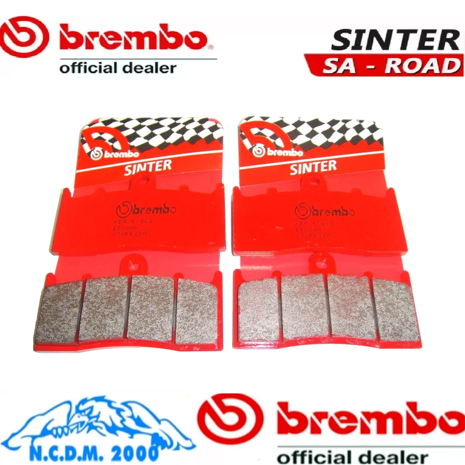 Brembo Sinter Brake Pads Front + Rear For BMW R 850 R 2003 Foto 3 de 4