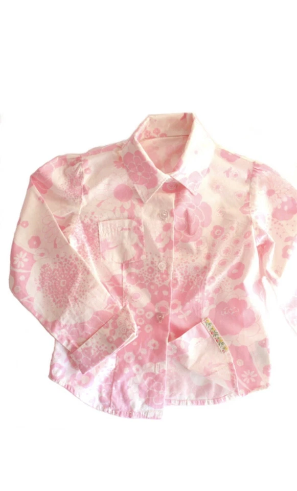 Boutique Girls Ruffle Twirl Skirt Outfit Size 6 Long Sleeve Shirt Pink Shirt Set - Image 3 of 4