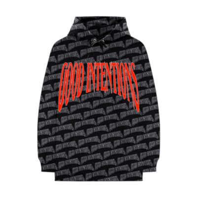 Size L - VLONE X NAV Good Intentions All Over Hoodie Brand New! Ships Fast!